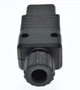 Роз'єм Lucom IEC(C20)-конектор кабельний 3x2.5mm D=1.5mm чорний(62.08.3757) - изображение 2