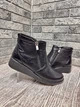 Ботинки демисезонные Allshoes кожаные черные 36р - изображение 3