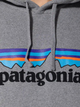 Bluza męska z kapturem z nadrukiem Patagonia P-6 Logo Uprisal 39622-GLH L Szara (194187655792) - obraz 4