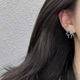 Сережки Liresmina Jewelry сережки сріблясті Павуки готика панк унісекс 2.3 см - зображення 4