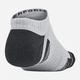 Набор женских носков коротких Under Armour Performance Cotton - Solid 3 3Pk 1386243-011 L 3 пары Белый/Черный/Серый (196886295026) - изображение 3