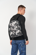 Рюкзак чоловічий 7л вміщує формат А4 Guess HMMIGS-P4411-GYM GREY MULTI Чорний (7625408055594) - зображення 2