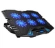 Охлаждающая подставка для ноутбука до 17 дюймов Ice Coorel K-8 Led Blue 6xfans - изображение 1