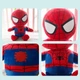 Мягкая игрушка обнимашка Marvel Chibi Spider-Man Чиби Человек-Паук С Большой Головой 55 см My Kigu Плюшевый Сине-красный (9076/55) - изображение 2