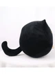Мягкая игрушка обнимашка подушка Аниме Круглый Кот 30 см My Kigu Плюшевый Черный (9069/30) - изображение 5
