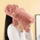 Мягкая игрушка обнимашка Hippo Гиппопотам Бегемот 50 см My Kigu Плюшевый Розовый (9074/50) - изображение 2