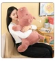 Мягкая игрушка обнимашка Hippo Гиппопотам Бегемот 90 см My Kigu Плюшевый Розовый (9074/90) - изображение 3