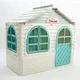 Игровой домик Doloni Toys со шторками, бело-бирюзовый 02550/15 - изображение 3