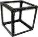 Стойка-кронштейн CMS Cube 19" 9U 550х550х550 мм, усиленная Черная (UA-OFLC955W2.0-BK) - изображение 1