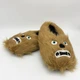 Тапочки-кигуруми Мягкие Женские Kigurumi Чубакка Звездные Войны Домашние Плюшевые Тканевые Коричнеые 35-42 (3216) - изображение 1