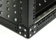 Полиця CMS 19" на низ сейки Cube, 555 мм, без тримачів Чорна (UA-SH4-555CB) - зображення 4