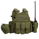 Плитоноска Emerson LBT6094A Plate Carrier с подсумками Оливковый - изображение 6