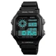 Наручний чоловічий годинник Skmei 1299BK Dual Time Black (7_01128) - зображення 1