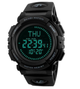 Наручные мужские часы Skmei 1290BK с подсветкой 5 АТМ Black (7_01135) - изображение 1