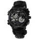 Наручний годинник для виживання Skmei Paracord 2202BK з компасом та огнивом Black (7_01112) - зображення 1
