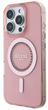 Панель Guess Hardcase IML Rhinestones MagSafe для Apple iPhone 16 Pro Pink (GUHMP16LPFTDTEP) - зображення 2