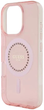 Панель Guess Hardcase IML Rhinestones MagSafe для Apple iPhone 16 Pro Pink (GUHMP16LPFTDTEP) - зображення 4