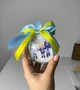 Новорічна ялинкова прикраса Кулька з фото 10 см HeyBaby - изображение 5