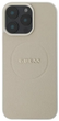 Панель Guess Hardcase Grained Ring MagSafe для Apple iPhone 16 Pro Beige (GUHMP16LPGHSMME) - зображення 3