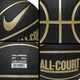 Баскетбольный мяч Nike All Court (размер 7, черно-золотой) N.100.4369.070.07 - изображение 3