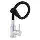 Змішувач для кухні з гнучким виливом чорний Lidz Aria 015F31 LDARI015F31BNK31872 Black / Nickel - зображення 3