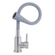 Змішувач для кухні з гнучким виливом сірий Lidz Aria 015F31 LDARI015F31GNK31871 Grey / Nickel - зображення 3