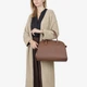 Сумка женская кожаная саквояж большая Regina Notte Travel bag 3727 Коньячный - изображение 2