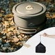 Набір туристичного посуду (2 каструлі, казанок, сковорідка) Naturehike CNH22CJ002, алюміній - зображення 4