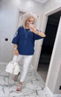 Fashions • Жіноча кофта Vlasta Fashions 42-48 темно-синій (1421-аз) - зображення 4