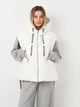 Теплый жилет пуховый женский Mades 2417 L White (ROZ6501103669) - изображение 1