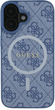 Панель Guess Hardcase 4G Ring Classic Logo MagSafe для Apple iPhone 16 Plus Blue (GUHMP16MG4GFRB) - зображення 3