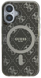 Панель Guess Hardcase IML 4G MagSafe для Apple iPhone 16 Plus Brown (GUHMP16MH4DTEW) - зображення 3