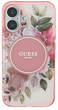 Etui Guess Hardcase IML Flower & Tonal Circle MagSafe do Apple iPhone 16 Plus Pink (GUHMP16MHFWBDCEP) - obraz 3