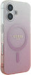 Панель Guess Hardcase IML Glitter Gradient MagSafe для Apple iPhone 16 Plus Pink (GUHMP16MHGRCELP) - зображення 4