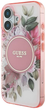 Etui Guess Hardcase IML Flower & Tonal Circle MagSafe do Apple iPhone 16 Pink (GUHMP16SHFWBDCEP) - obraz 2