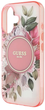 Etui Guess Hardcase IML Flower & Tonal Circle MagSafe do Apple iPhone 16 Pink (GUHMP16SHFWBDCEP) - obraz 6