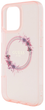 Панель Guess Hardcase IML Flowers Wreath MagSafe для Apple iPhone 16 Pink (GUHMP16SHFWFCP) - зображення 2