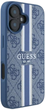 Etui Guess Hardcase 4G Printed Stripes MagSafe do Apple iPhone 16 Blue (GUHMP16SP4RPSB) - obraz 4