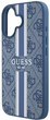 Etui Guess Hardcase 4G Printed Stripes MagSafe do Apple iPhone 16 Blue (GUHMP16SP4RPSB) - obraz 6