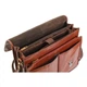Мужской кожаный портфель Ashwood GARETH BRIEFCASE VT CHESTNUT - изображение 4