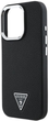 Панель Guess Hardcase Grained Triangle MagSafe для Apple iPhone 16 Black (GUHMP16SPGTSPSK) - зображення 6