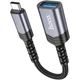 Переходник HOCO UA24 Type-C male to USB female 3.0 otg серый - изображение 7
