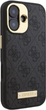 Панель Guess Hardcase 4G Logo Plate MagSafe для Apple iPhone 16 Black (GUHMP16SU4GPRK) - зображення 4