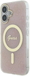 Панель Guess Hardcase IML 4G MagSafe для Apple iPhone 16 Pink (GUHMP16SH4STP) - зображення 2