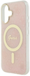 Панель Guess Hardcase IML 4G MagSafe для Apple iPhone 16 Pink (GUHMP16SH4STP) - зображення 6