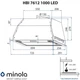 Витяжка вбудована Minola HBI 7612 I 1000 LED - изображение 8