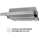 Витяжка телескопічна Perfelli TL 6212 I 700 LED - зображення 4