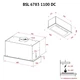 Витяжка вбудована Perfelli BSL 6783 BL 1100 DC - зображення 13