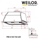 Витяжка Weilor PBE 6140 SS 750 LED - зображення 9