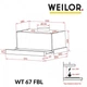 Витяжка телескопічна Weilor WT 67 FBL - зображення 12